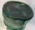 Ceramic Vintage Kahlua Handmade Jade Green Tiki Aztec K&b Glazed Ceramic Decanter Mexico For Sale - Image 7 of 10