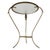 Vintage Hollywood Regency Plant Side Table in Gilt Wrought Iron and Glass, 1960s For Sale - Image 6 of 9