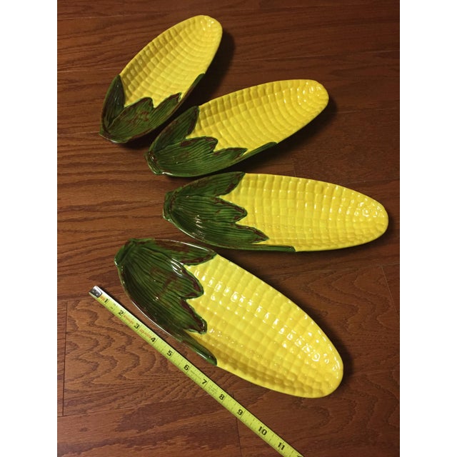 Vintage Corn on Cob Handpainted Ceramic Dishes Set of 4 Chairish
