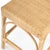 Wood Robias 24.5 in. Seat Height Rectangular Rattan Backless Counter Stool with Footrest, Natural/ Natural Rattan Frame For Sale - Image 7 of 9
