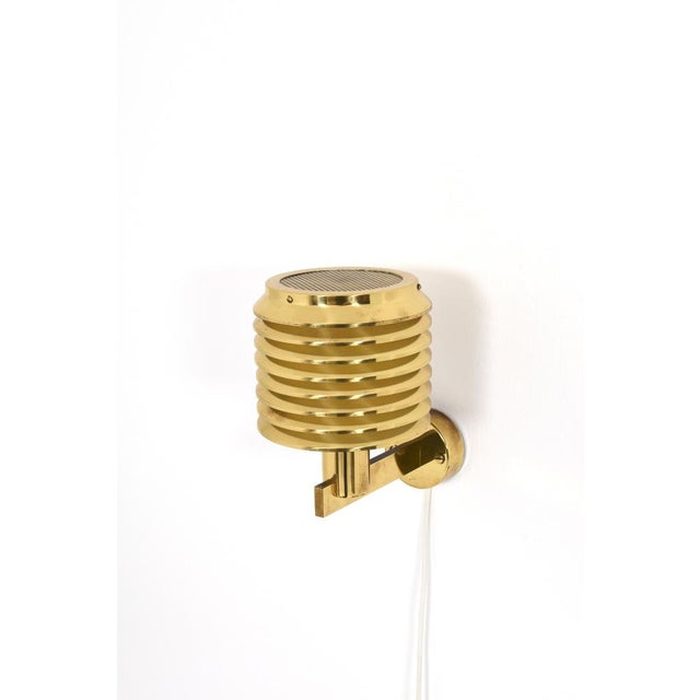 Gold Mid-Century Model V-299 Wall Lamp by Hans-Agne Jakobsson, 1960s For Sale - Image 8 of 18
