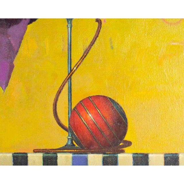 1990s 1998 “Fountainhead” Oil on Canvas Painting by Brad Fugate For Sale - Image 5 of 7