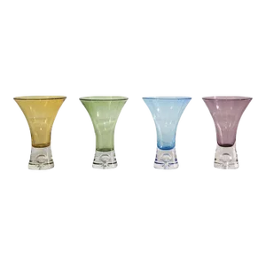 Vintage Drinking Liquor Shot Glasses- Set of 4