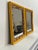 Wood Vintage Boho Chic Tortoise Shell Bamboo & Mustard Yellow Wall Mirrors, a Pair For Sale - Image 7 of 10