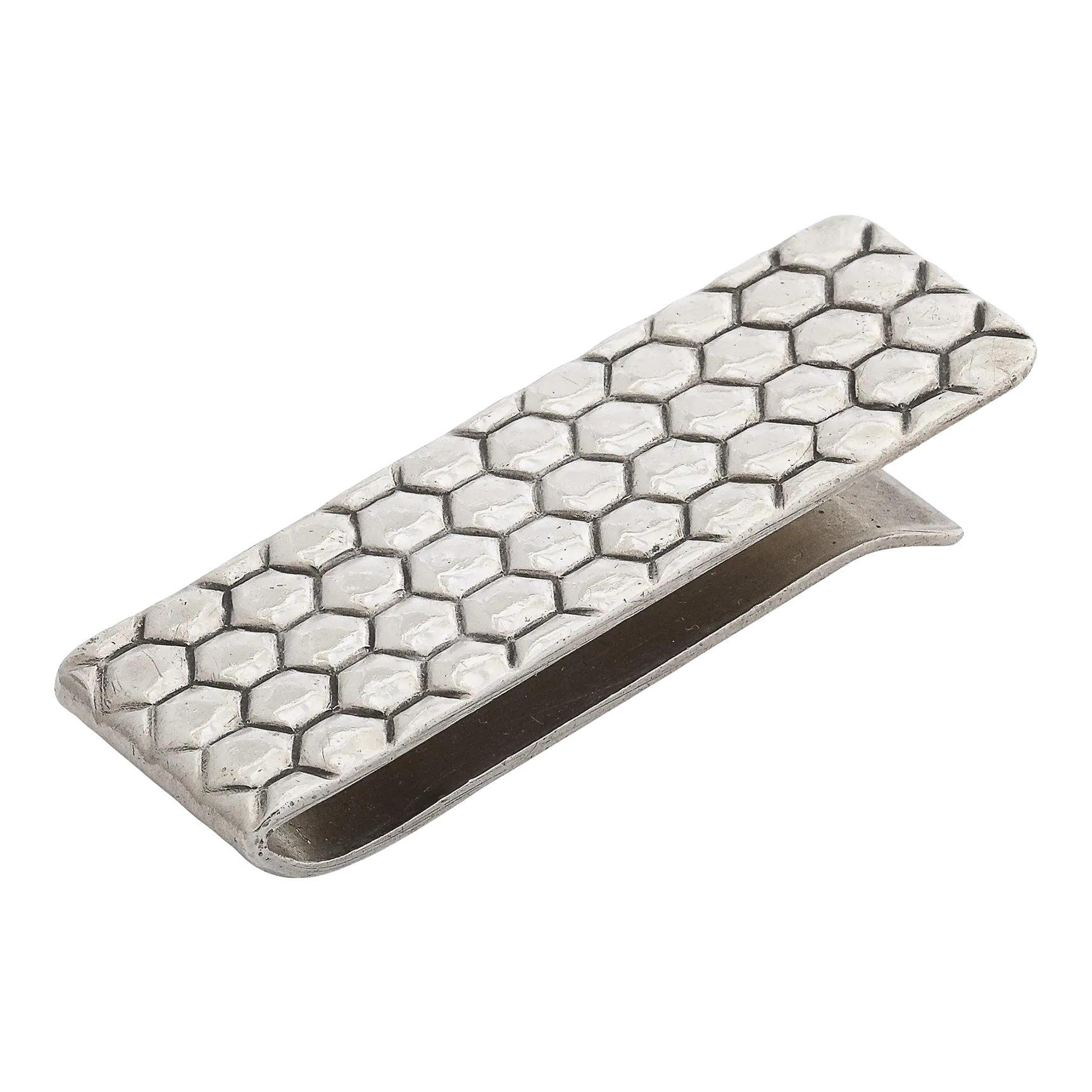 Tiffany & Co. Sterling Silver Honeycomb Money Clip | Chairish