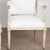 Pair, White Swedish Gustavian Armchairs, 19th Century For Sale - Image 12 of 18