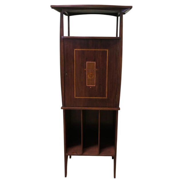 Copper Scottish Arts and Crafts Music Cabinet by Harvey Ellis, 1900 For Sale - Image 8 of 8