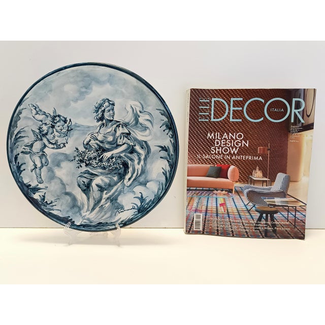Mid-Century Modern Ceramic Decorative Plate by Giacomo Raimondi for Albisola, Italy, 1960s For Sale - Image 3 of 11