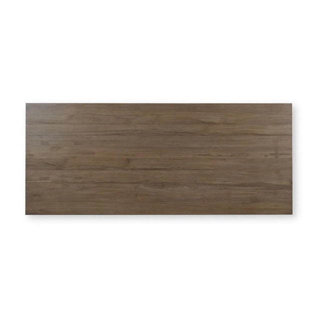 Modern Rustic 96-Inch Reclaimed Teak Dining Table For Sale - Image 3 of 8