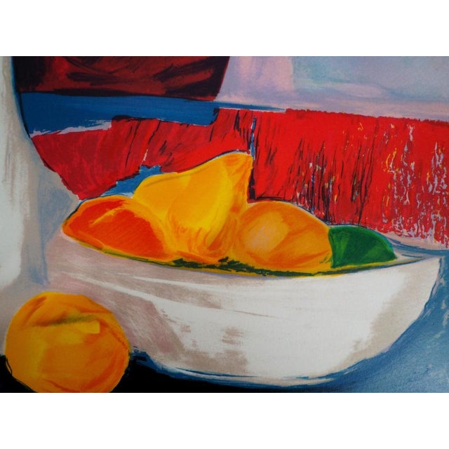 Claude Hemeret, Table d'été, Lithograph For Sale - Image 5 of 8