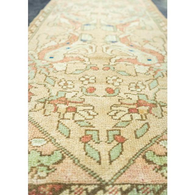 Turkish Mini Rug Oriental Hand Knotted Vintage Rug 1'7" x 3'2" #20753 For Sale In Houston - Image 6 of 8