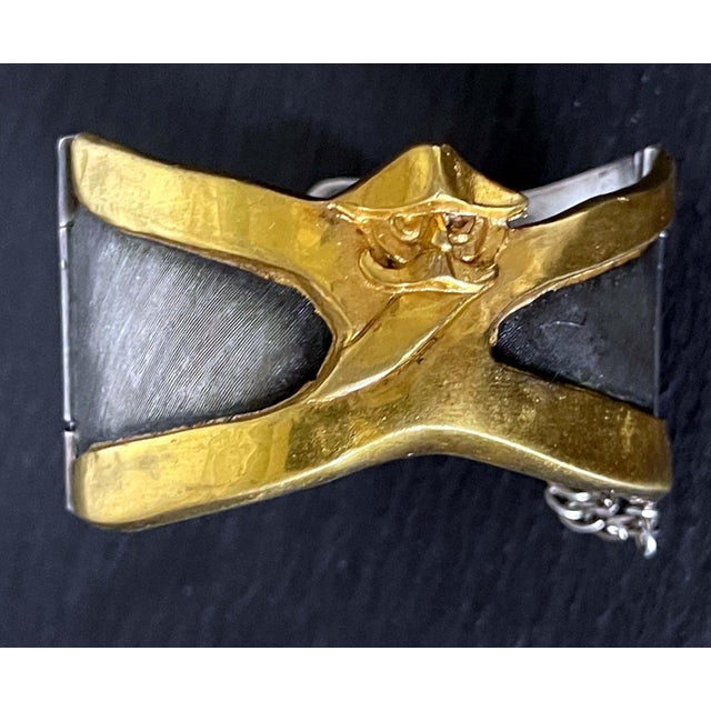 Bronze French Art Bronze Bracelet by Line Vautrin For Sale - Image 8 of 14