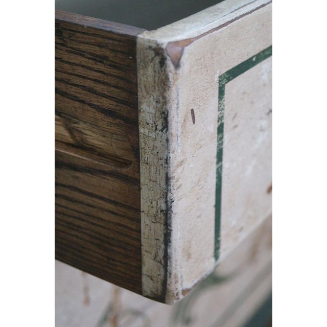 Amy Howard Collection Hand Painted Italian Slate Top Commode Chest