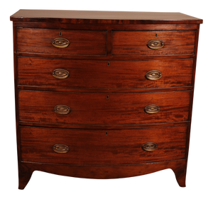 Bombé Chest of Drawers in Mahogany, Early 19th Century