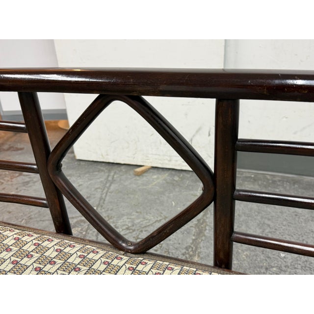 Black Josef Hoffmann Fledermaus Cabaret Settee, Circa 1905 For Sale - Image 8 of 12