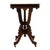 Antique Eastlake Carved Walnut Square Marble Top Table C1890 For Sale - Image 9 of 11