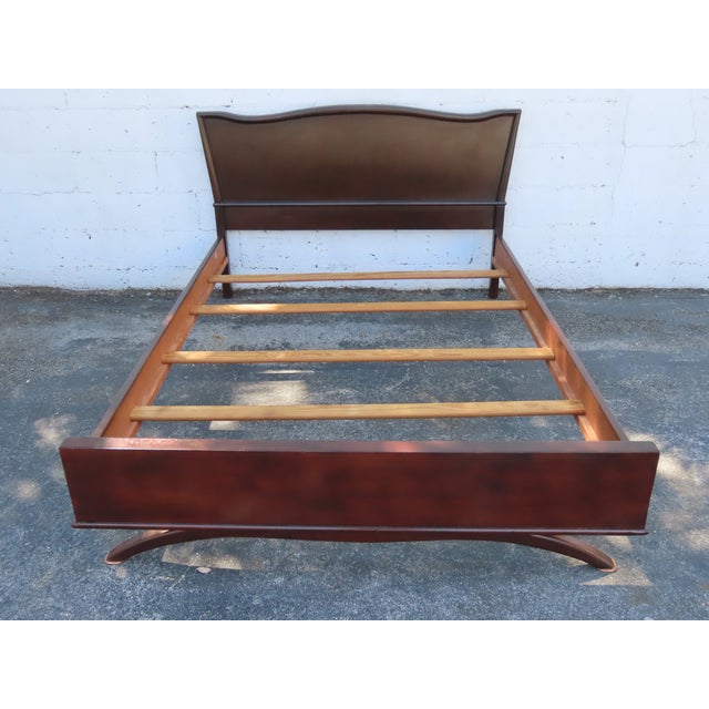 Mid 20th Century Mid Century Modern Full Size Bed 6358 For Sale - Image 5 of 13