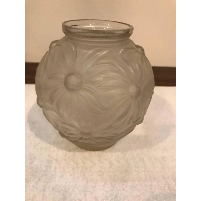 Art Deco Antique French Art Deco Vase Signed Etling For Sale - Image 3 of 6