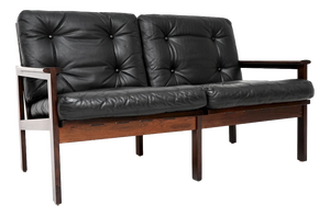 Vintage Danish Capella Sofa attributed to Illum Wikkelso, 1960