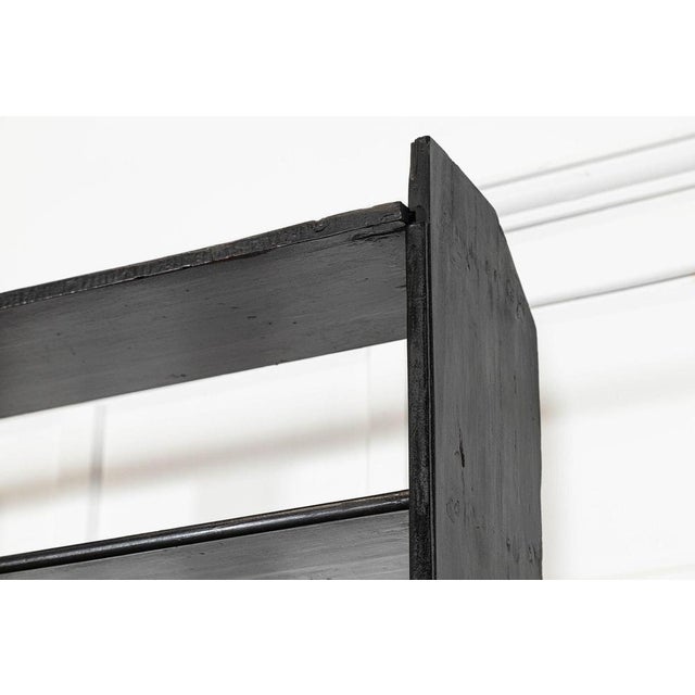 19th Century English Pine Ebonised Haberdashery Display Bookcase, 1890 For Sale - Image 12 of 17