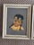 1950s 1950s Young Native American Girls Oil Paintings, Framed Pair For Sale - Image 5 of 7