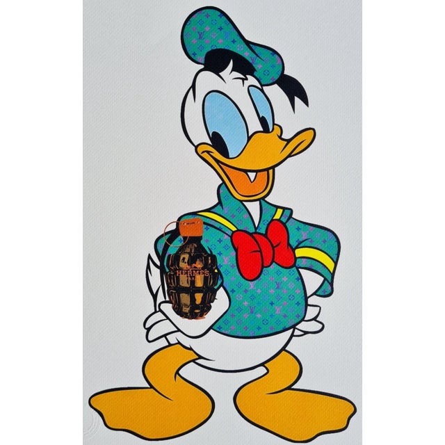 Death Nyc - Donald Duck - Limited Edition With Certificate Paper: Fine art 300 gsm paper. Numbered from the edition of...