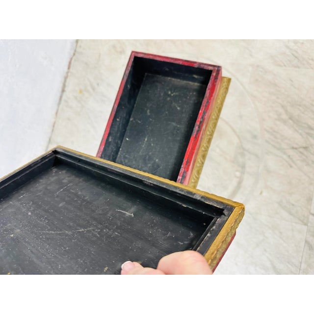 1960s Faux Painted Marble Italian Box For Sale - Image 5 of 8