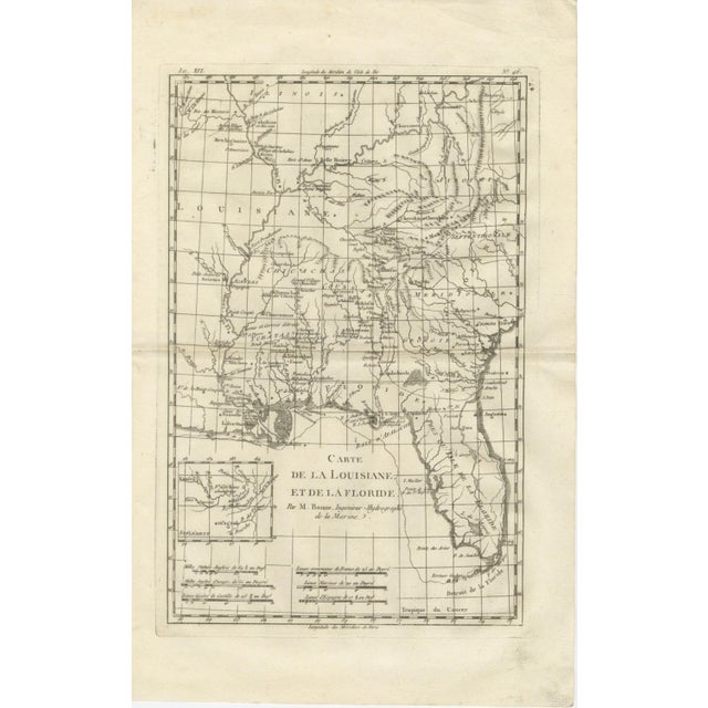 Antique Map of Louisiana & Mississippi Valley, 1780 For Sale - Image 4 of 12