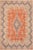 Shabby CHic 1990's Vintage Orange/Blue Wool Rug - 9'8'' X 12'11'' For Sale - Image 9 of 10