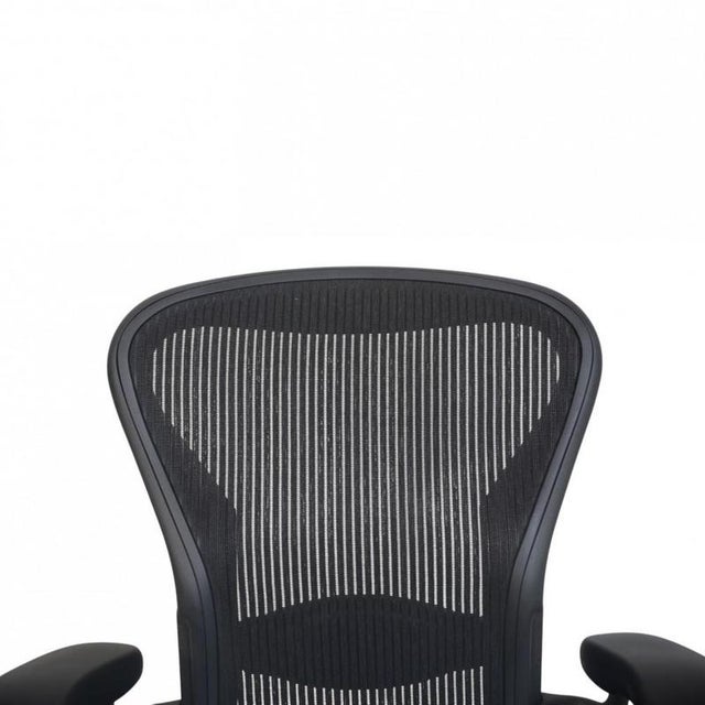 Black Aaron Office Chair by Herman Miller For Sale - Image 3 of 12
