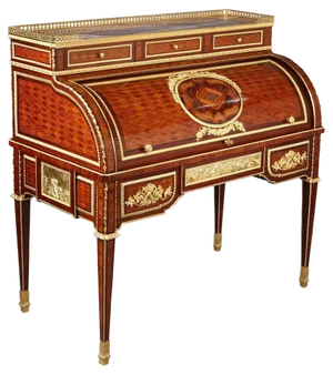 Rolltop Desk After Jean-Henri Riesener Attributed to Maison Beurdeley