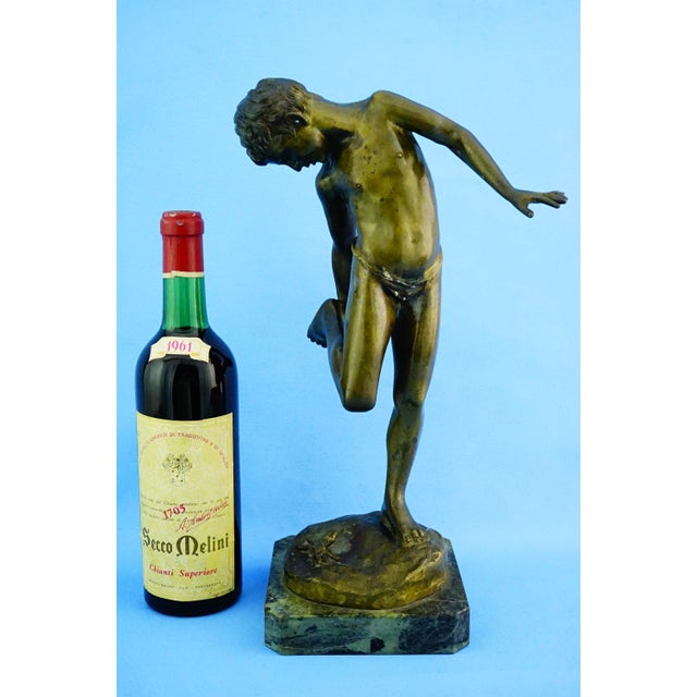 De Lotto, Nude Boy Bitten by a Crab, 1800s, Bronze For Sale - Image 6 of 18