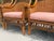 Brown Vintage Palecek Wicker Dining Armchairs With Cushions – Set of 4 For Sale - Image 8 of 18