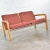 Modern Vintage Modern Two-Seat Settee or Bench Oak Bentwood and Chrome Attributed to Thonet For Sale - Image 3 of 12