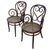 Large Victorian No.4 Bent Oak Cafe Daum Style Bentwood Armchair by Thonet, Pair For Sale - Image 4 of 9
