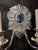 1900 - 1909 1900 Baroque Caldwell Silver Plated Sconces - Pair For Sale - Image 5 of 8