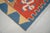 Flat Weave Kilim Rug, Vintage Oushak Rug Village Wool, Red Gold Blue Geometric, 3x4 Ft Approx For Sale - Image 10 of 16