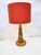 Vintage Scandinavian Table Lamp in Pine, 1970s, in Very Good conditions. Designed 1970 to 1979 European Plug (up to...