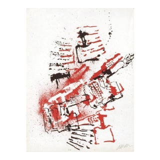 1971 Fernandez Arman l'Intérieur Des Choses : La Lampe… Signed Lithograph For Sale