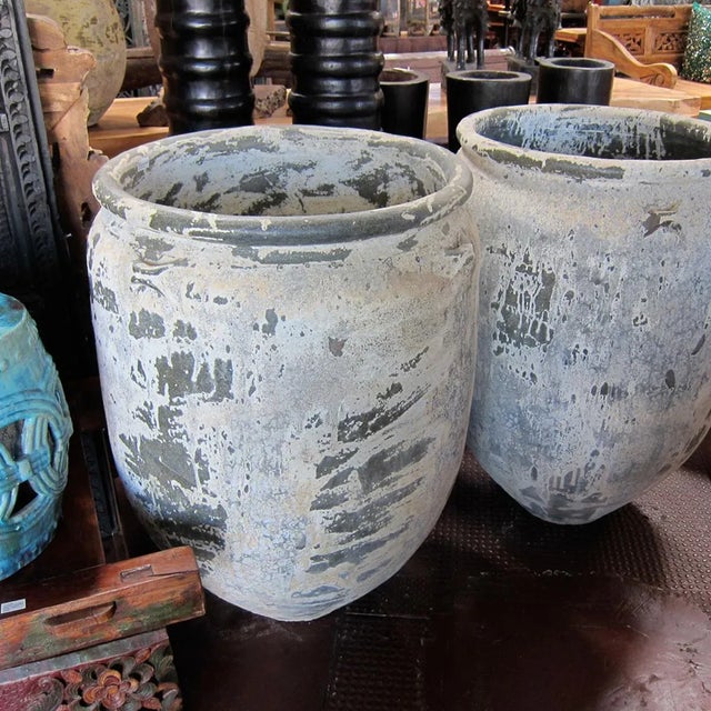 Early 21st Century Highland Vintage Earth Ware Pot Planter For Sale - Image 5 of 8