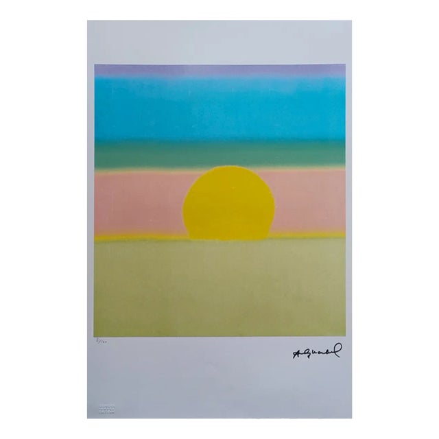 Andy Warhol, Sunrise, Lithograph, 1980s For Sale