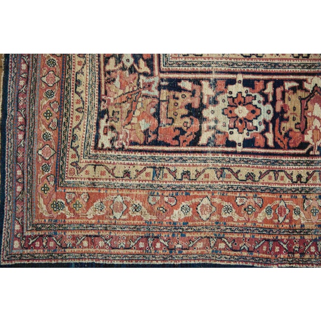 Antique Kermanshah Carpet - 10'9" x 16'3" For Sale - Image 15 of 17