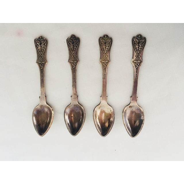 Antique Sterling Silver Salt Spoons Set of 4 Chairish