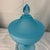 This vintage item is a "Blue Mist" Satin Glass Covered Compote/Candy Dish manufactured by the Westmoreland Glass Company.