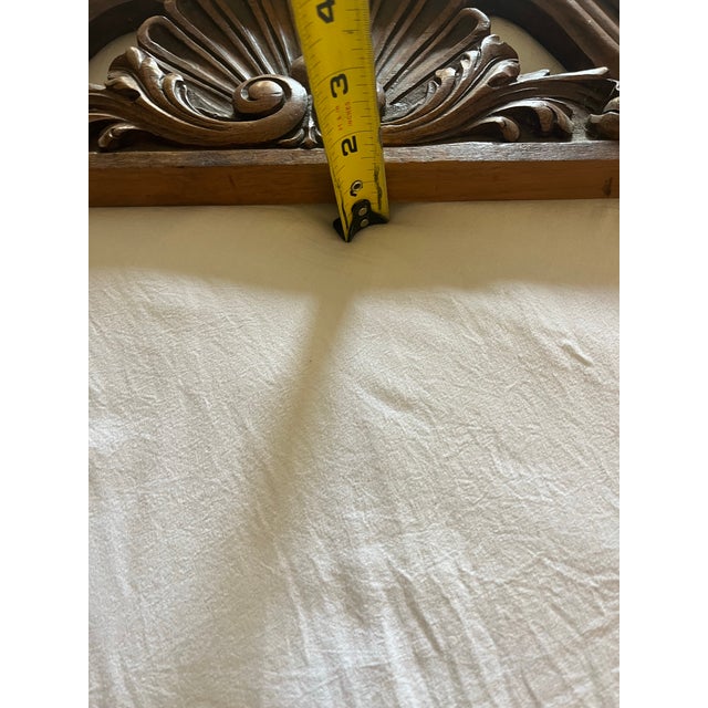 Baroque Carved Wooden Pediment With Large Shell For Sale - Image 3 of 12
