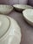 Late 20th Century Vintage Portuguese Stoneware Scalloped Serving Bowls/Cream Glazed/Oven & Microwave Safe Set of 4 For Sale - Image 5 of 10