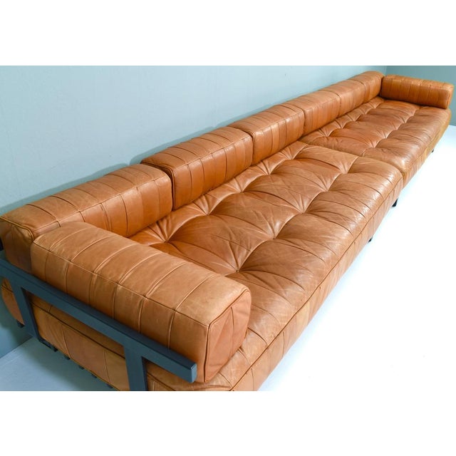 DS80 Daybed Sofas in Cognac Tan Leather from De Sede, Switzerland, 1970s, Set of 2 For Sale - Image 12 of 18