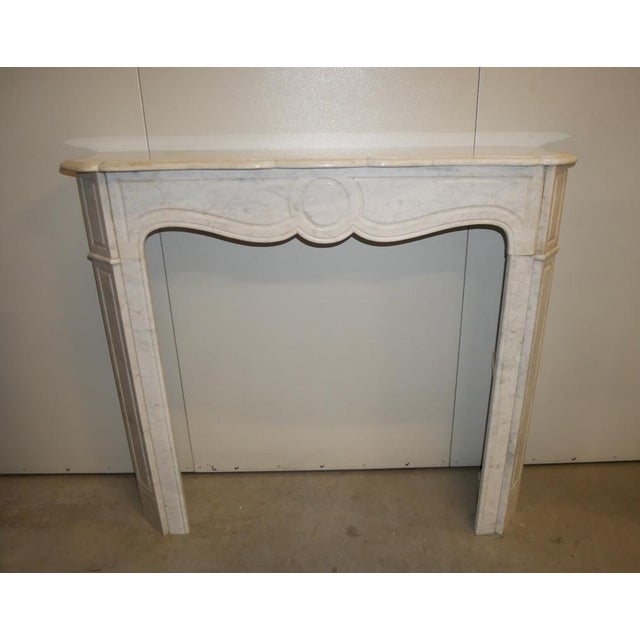 Fireplace Frame in White Marble, Early 1900s For Sale - Image 18 of 18
