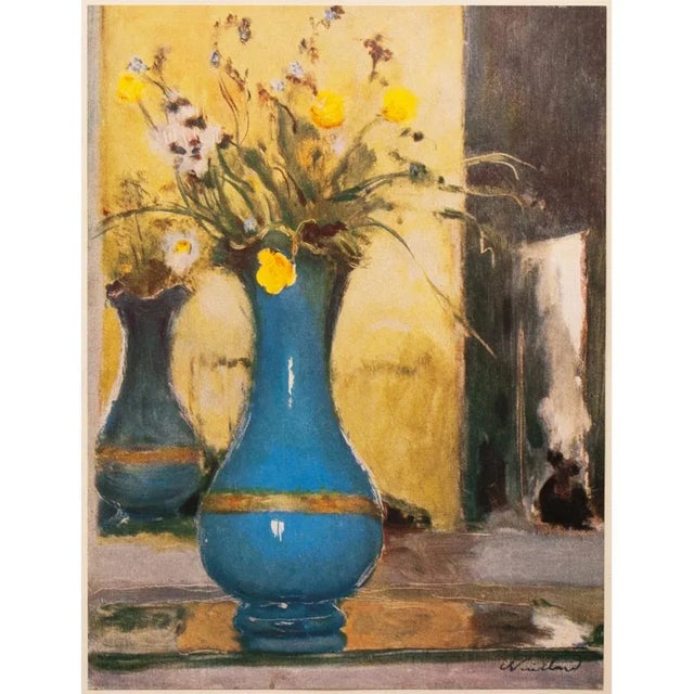 1947 After Edouard Vuillard "The Blue Vase", First Edition Parisian Offset Lithograph For Sale In Dallas - Image 6 of 8