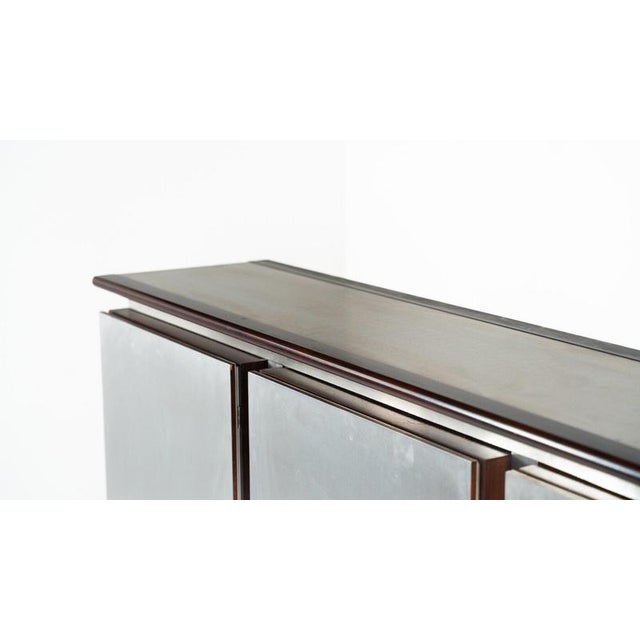 Silver Mid-Century Modern Shelve in Wood and Metal from Acerbis, Italy, 1970s For Sale - Image 8 of 14